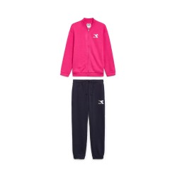 Diadora Traksuit FZ Core Tuta Zip Intera Bambina Bimba