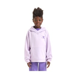 Diadora JB Hoodie Gloss Felpa Cappuccio Bimba Bambina