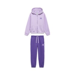 Diadora JB Tracksuit Tuta Bimba Bambina Zip Intera Cappuccio