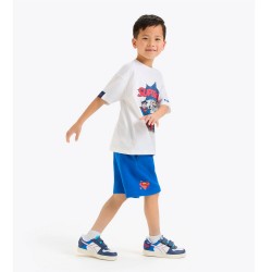 Diadora Bermuda Superheroes Bimbo Bambino Pantalone Corto Pantaloncino