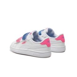 Puma Smash 3.0 L Glitter Velcro V PS Scarpa Sportiva Bambina Bimba