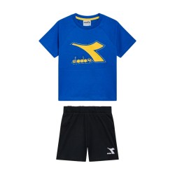 DIADORA SET SS RIDDLE COMPLETINO JUNIOR BAMBINO BIMBO MEZZA MANICA