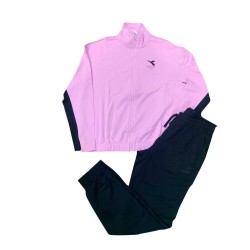 Diadora Tracksuit Tuta Donna Ragazza Cotone Garzato