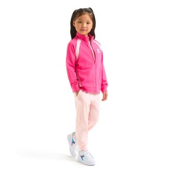 DIADORA TRACKSUIT TUTA COTONE GARZATO BAMBINA RAGAZZA ZIP INTERA