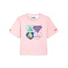 Diadora JU T.Shirt ss SUPERGIRL Maglia Bambina Bimba Mezza Manica Corta