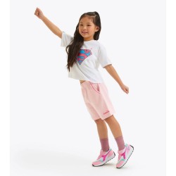 Diadora JU T.Shirt ss SUPERGIRL Maglia Bambina Bimba Mezza Manica Corta