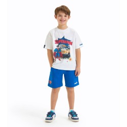 Diadora JU T-shirt ss SUPERGIRL Bambino Bimbo Ragazzo Mezza Manica