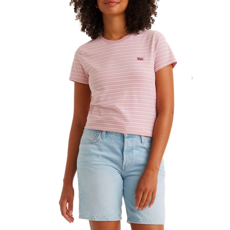 LEVI'S T-Shirt Perfect Tee Donna Ragazza Maglietta Mezza Manica Corta