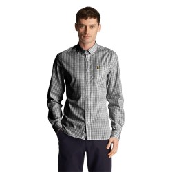 LYLE & SCOTT Camicia Uomo Ragazzo Manica Lunga Quadri