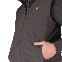 LYLE & SCOTT Softshell Gunmetal Gilet Uomo Ragazzo