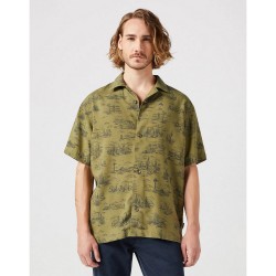 Wrangler ss Resort Camicia Uomo Ragazzo Mezza Manica Corta