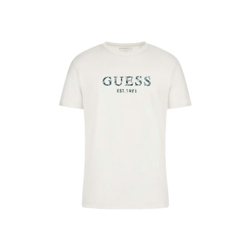 Guess T-Shirt Maglia Uomo Ragazzo Mezza Manica Corta Giro Collo