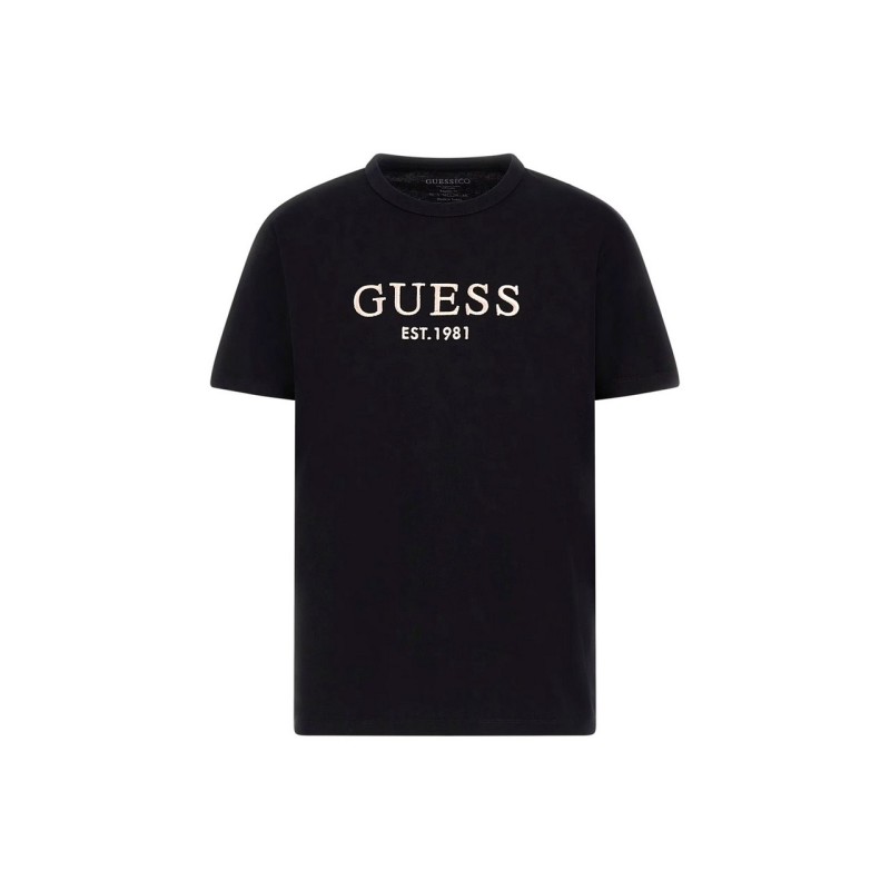 Guess T-Shirt Uomo Ragazzo Mezza Manica Corta Maglia Giro Collo