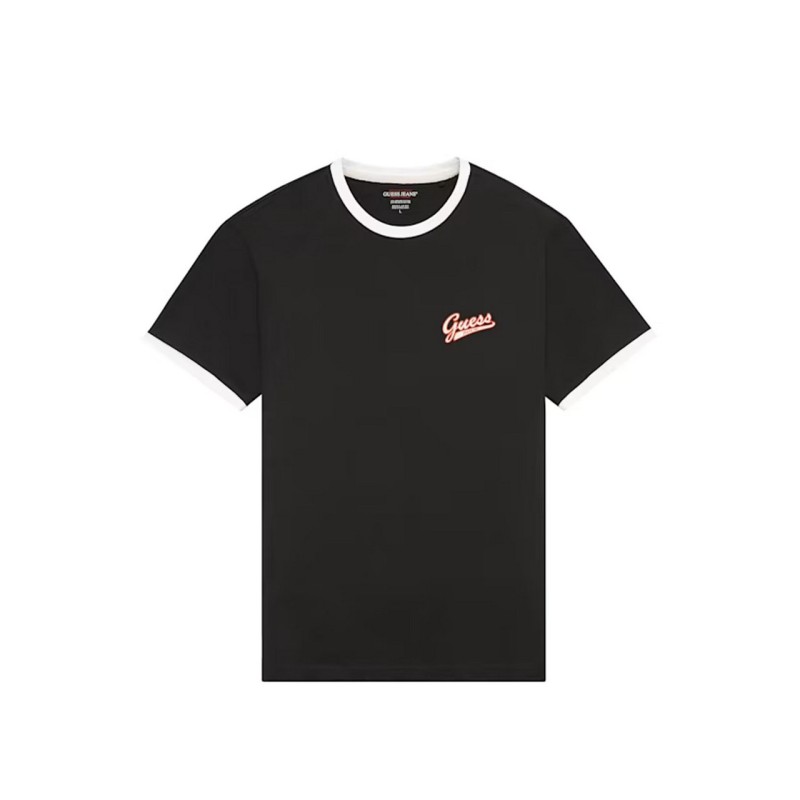 Guess T-Shirt Uomo Ragazzo Mezza Manica Corta Giro Collo