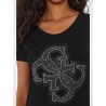 Guess T-Shirt Donna Ragazza Mezza Manica Corta Giro Collo