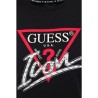 Guess T-Shirt Logo Donna Ragazza Mezza Manica Corta Giro Collo