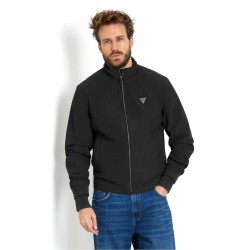 Guess Jacket Tecnical Uomo Ragazzo Gibbino Zip Intera Nero