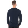 Guess Maglia Girocollo Logo Uomo Ragazzo Blu