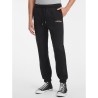 Guess American Pantalone Tuta Uomo Ragazzo Nero Felpa