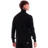 Guess Darrell Ls Maglia Zip Intera Uomo Ragazzo Nero