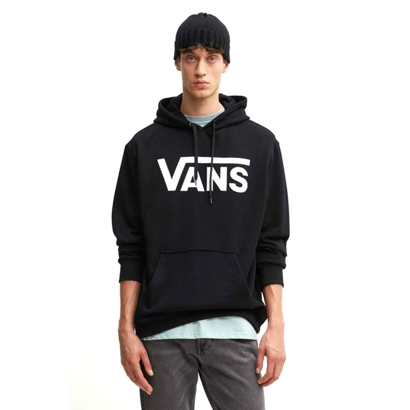 VANS Felpa Cappuccio Classic Uomo Ragazzo Nera