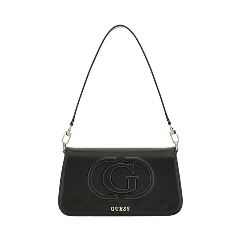 GUESS Borsa Eco Mietta Flap Donna Ragazza Bag Shopper Nera