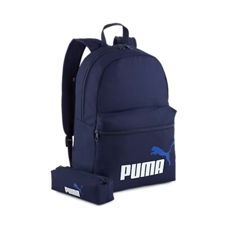 Puma Phase Backpack Set Borsello Zaino Logato Uomo Ragazzo Borsa Bag