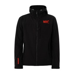 Superdry Hooded Soft Trekker Giubboto Cappuccio Uomo Ragazzo Nero