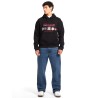 Guess GJ Hood Reg Spec Edition Felpa Cappuccio Uomo Ragazzo Nera