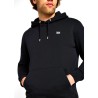 Lee Plain hoodie Unionall Felpa Cappuccio Uomo Ragazzo Nera