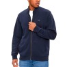 Wrangler Funnel Neck Felpa Zip Intera Uomo Ragazzo Blu