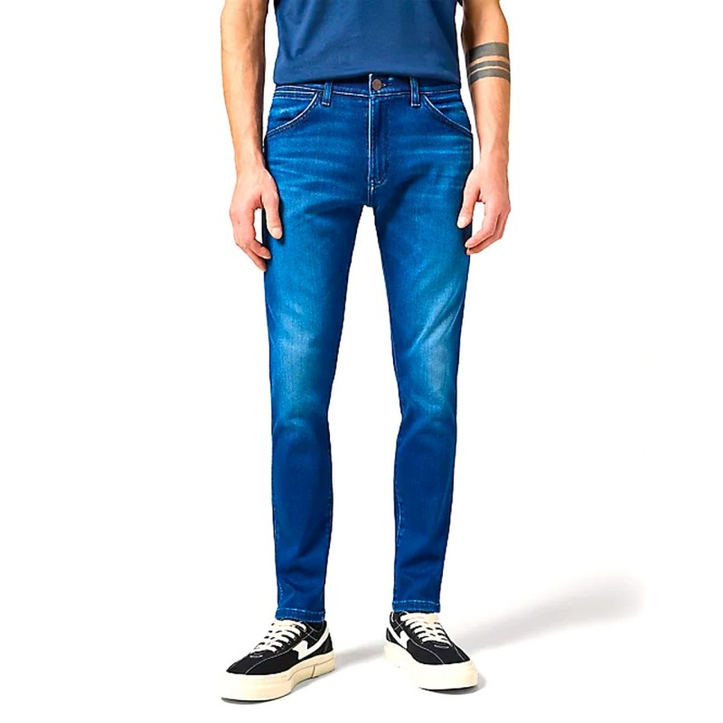 Wrangler Jeans Bryson Denim Uomo Ragazzo Blu