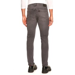 LEE Jeans Luke Granite Stone Slim Pantalone Uomo Ragazzo Grigio