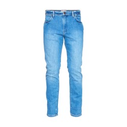 Wrangler Jeans Lareston Coll Twist Slim Denim Uomo Ragazzo Blu