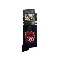 MAGIC SOCKS Calze in spugna unisex tg. unica stampa ricamata JORDAN