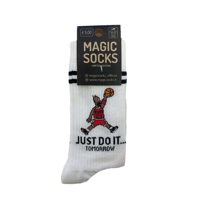 MAGIC SOCKS Calze in spugna unisex tg. unica stampa OMER