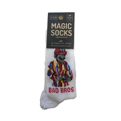 MAGIC SOCKS Calze in spugna unisex tg. unica stampa BAD BROS