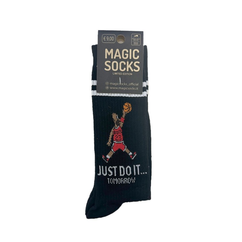 MAGIC SOCKS Calze in spugna unisex tg. unica stampa OMER