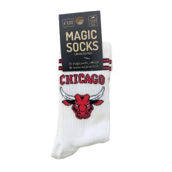 MAGIC SOCKS Calze in spugna unisex tg. unica stampa CHICAGO