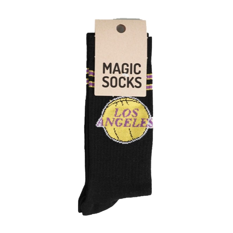 MAGIC SOCKS Calze in spugna unisex tg. unica stampa LOS ANGELES