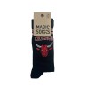 MAGIC SOCKS Calze in spugna unisex tg. unica stampa CHICAGO