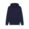 LYLE & SCOTT Felpa Cappuccio Uomo Ragazzo Blu