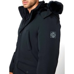 Guess Giubbotto Parka tecnico Uomo Ragazzo Nero