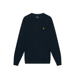 LYLE & SCOTT Maglia Girocollo Uomo Ragazzo Over Blu