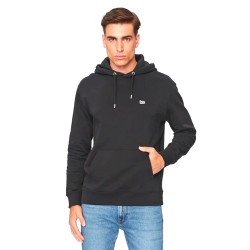 Lee Plain hoodie Felpa Cappuccio Uomo Ragazzo Nera