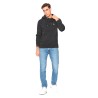 Lee Plain hoodie Felpa Cappuccio Uomo Ragazzo Nera