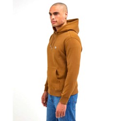 Lee Plain hoodie Felpa Cappuccio Uomo Ragazzo Nocciola