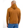 Lee Plain hoodie Felpa Cappuccio Uomo Ragazzo Nocciola