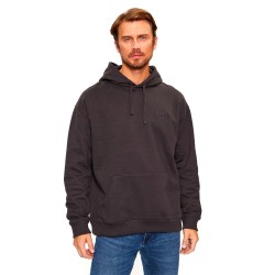 Lee Core loose logo hoodie Felpa Cappuccio Uomo Ragazzo Nero