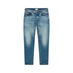 Gas Jeans Albert Simple Rev Entroge Uomo Ragazzo Denim Blu